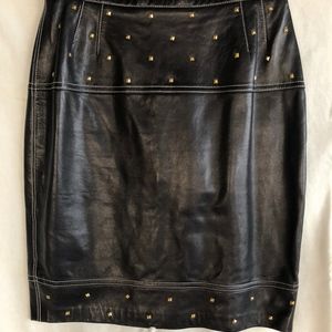 ESCADA Sexy VINTAGE Leather Skirt